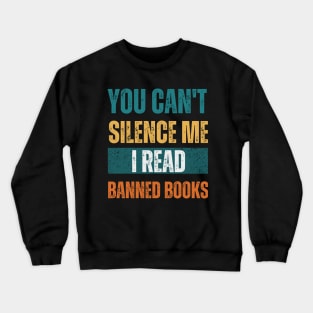 I read banned books T Shirt readers reading gift Crewneck Sweatshirt